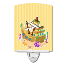 Load image into Gallery viewer, Beach Pirate Ship Ceramic Night Light BB8836CNL
