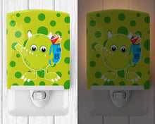 Load image into Gallery viewer, Monster Green Ceramic Night Light BB8863CNL
