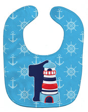 Load image into Gallery viewer, Nautical Month 1 Baby Bib BB8872BIB
