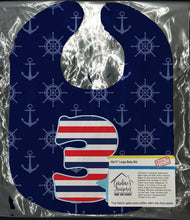 Load image into Gallery viewer, Nautical Month 3 Baby Bib BB8874BIB