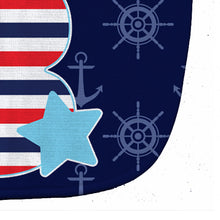 Load image into Gallery viewer, Nautical Month 3 Baby Bib BB8874BIB