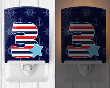 Load image into Gallery viewer, Nautical Month 3 Ceramic Night Light BB8874CNL