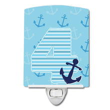 Load image into Gallery viewer, Nautical Month 4 Ceramic Night Light BB8875CNL