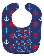 Load image into Gallery viewer, Nautical Month 6 Baby Bib BB8877BIB
