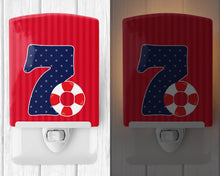 Load image into Gallery viewer, Nautical Month 7 Ceramic Night Light BB8878CNL