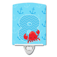 Load image into Gallery viewer, Nautical Month 8 Ceramic Night Light BB8879CNL