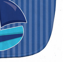 Load image into Gallery viewer, Nautical Sailboat Baby Bib BB8883BIB