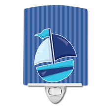 Load image into Gallery viewer, Nautical Sailboat #2 Ceramic Night Light BB8883CNL
