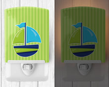 Load image into Gallery viewer, Nautical Sailboat #3 Ceramic Night Light BB8889CNL