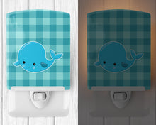 Load image into Gallery viewer, Nautical Whale #2 Ceramic Night Light BB8890CNL