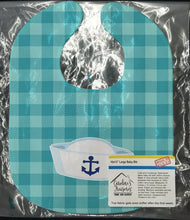 Load image into Gallery viewer, Nautical Navy Hat Baby Bib BB8893BIB