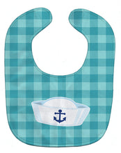 Load image into Gallery viewer, Nautical Navy Hat Baby Bib BB8893BIB