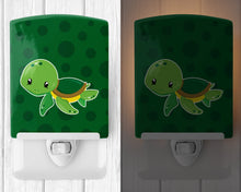 Load image into Gallery viewer, Nautical Turtle Ceramic Night Light BB8900CNL