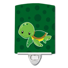 Load image into Gallery viewer, Nautical Turtle Ceramic Night Light BB8900CNL