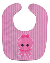 Load image into Gallery viewer, Nautical Pink Octopus Baby Bib BB8905BIB