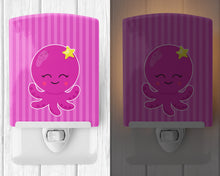 Load image into Gallery viewer, Nautical Pink Octopus #2 Ceramic Night Light BB8906CNL
