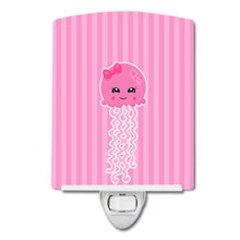 Load image into Gallery viewer, Nautical Pink Jellyfish Ceramic Night Light BB8907CNL