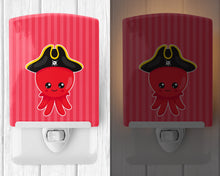 Load image into Gallery viewer, Nautical Pirate Octopus Ceramic Night Light BB8912CNL