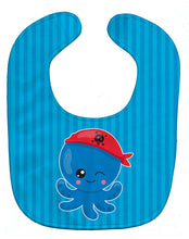 Load image into Gallery viewer, Nautical Pirate Octopus Baby Bib BB8913BIB