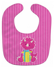 Load image into Gallery viewer, Dinosaur Pink Baby Bib BB8924BIB