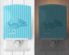 Load image into Gallery viewer, Dinosaur Blue #2 Ceramic Night Light BB8926CNL