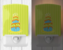 Load image into Gallery viewer, Dinosaur Birthday Cake Ceramic Night Light BB8931CNL