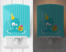 Load image into Gallery viewer, Birthday Monster Blue Ceramic Night Light BB8932CNL