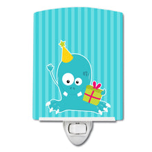 Load image into Gallery viewer, Birthday Monster Blue Ceramic Night Light BB8932CNL