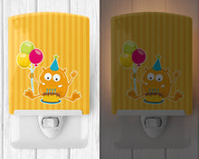 Load image into Gallery viewer, Birthday Monster Orange Ceramic Night Light BB8933CNL