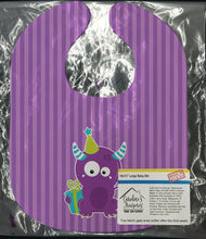 Load image into Gallery viewer, Birthday Monster Purple Baby Bib BB8936BIB