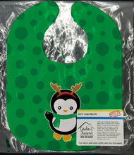 Load image into Gallery viewer, Christmas Penquin Reindeer Baby Bib BB8944BIB