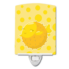 Load image into Gallery viewer, Fish Puffer Fish Ceramic Night Light BB8956CNL