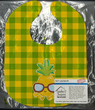 Load image into Gallery viewer, Pineapple Cool Sunglasses Face Baby Bib BB8959BIB