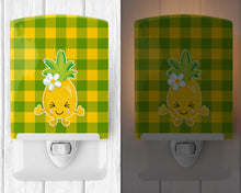 Load image into Gallery viewer, Pineapple Blinky Face Ceramic Night Light BB8960CNL