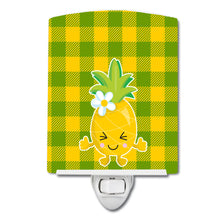 Load image into Gallery viewer, Pineapple Blinky Face Ceramic Night Light BB8960CNL