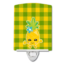 Load image into Gallery viewer, Pineapple Girl Face Ceramic Night Light BB8961CNL