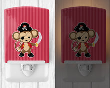 Load image into Gallery viewer, Pirate Monkey Red Ceramic Night Light BB8973CNL