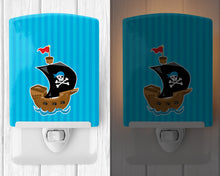Load image into Gallery viewer, Pirate Ship blue #2 Ceramic Night Light BB8974CNL