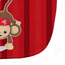 Load image into Gallery viewer, Pirate Monkey Red Baby Bib BB8978BIB