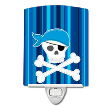Load image into Gallery viewer, Pirate Skull and Cross Bones Ceramic Night Light BB8980CNL