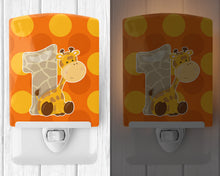 Load image into Gallery viewer, Zoo Month 1 Giraffe Ceramic Night Light BB9008CNL