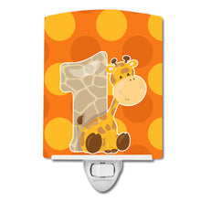 Load image into Gallery viewer, Zoo Month 1 Giraffe Ceramic Night Light BB9008CNL