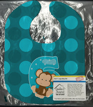 Load image into Gallery viewer, Zoo Month 6 Monkey Baby Bib BB9013BIB