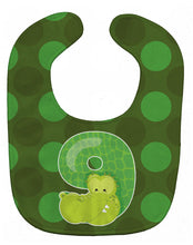 Load image into Gallery viewer, Zoo Month 9 Aligator Baby Bib BB9016BIB