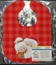 Load image into Gallery viewer, Christmas Santa Claus and Mrs Claus Baby Bib BB9020BIB