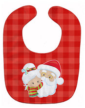 Load image into Gallery viewer, Christmas Santa Claus and Mrs Claus Baby Bib BB9020BIB