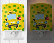 Load image into Gallery viewer, Back to School Bus #2 Ceramic Night Light BB9026CNL