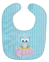 Load image into Gallery viewer, Girl Bird on Blue Baby Bib BB9046BIB