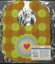 Load image into Gallery viewer, Heart Flower Green Baby Bib BB9052BIB