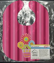 Load image into Gallery viewer, Flower Pot Pink Baby Bib BB9057BIB
